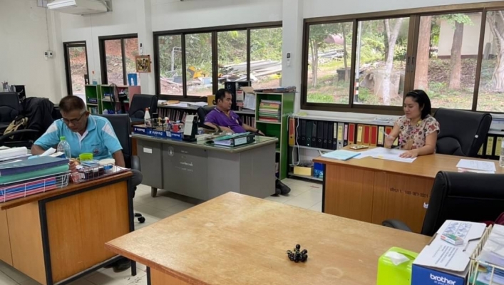 สทภ.1 โดยส่วนประสานและบริหารจัดการลุ่มน้ำสาละวิน ประชุมเจ้าหน้าที่ของหน่วยงาน