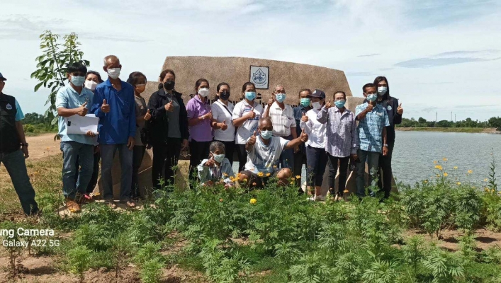 สทภ.9 ลงพื้นที่ตรวจติดตามประเมินผลการดำเนินงานแผนงาน โครงการอนุรักษ์ฟื้นฟูหนองปลาหมอ ตำบลย่านยาว อำเภอสวรรคโลก จังหวัดสุโขทัย