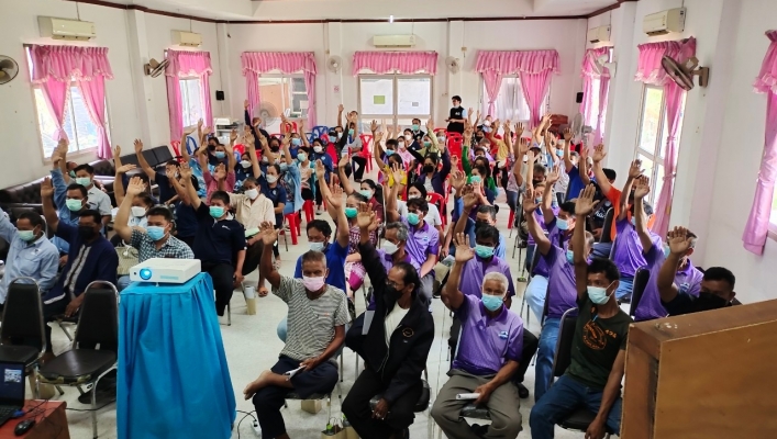 สอน. จัดประชุมรับฟังความคิดเห็นฯ โครงการอนุรักษ์ฟื้นฟูแหล่งน้ำลำพังชู ระยะที่ 2 ตำบลบ้านยาง, มะเฟือง อำเภอพุทไธสง จังหวัดบุรีรัมย์ และตำบลเม็กดำ อำเภอพยัคฆภูมิพิสัย จังหวัดมหาสารคาม ครั้งที่ 1