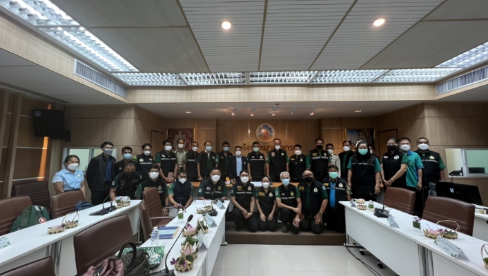 ทส. ทน. สทภ.11 เข้าร่วมประชุมการตรวจราชการตามแผนตรวจราชการกระทรวงทรัพยากรธรรมชาติและสิ่งแวดล้อม ประจำปีงบประมาณ พ.ศ.2565 รอบที่ 2