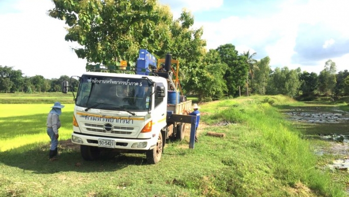 สทภ.5 สูบกักเก็บน้ำพื้นที่เสี่ยงประสบปัญหาขาดแคลนน้ำอุปโภคบริโภค