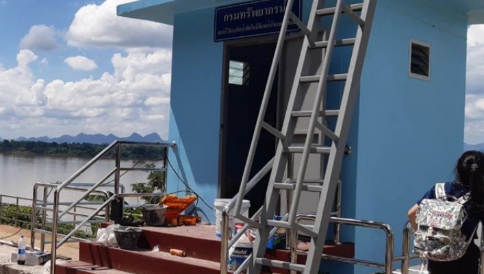 ทส. ทน. สทภ.11 ส่วนอุทกวิทยา บำรุงรักษาเครือข่ายสถานีอุตุ-อุทกวิทยาแม่น้ำโขง