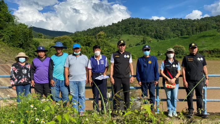 สทภ.1 ลงพื้นที่ตรวจสอบผลกระทบพายุมู่หลาน อ่างเก็บน้ำห้วยแม่ต๋า สร้างความเชื่อมันให้กับประชาชนในพื้นที่จังหวัดลำปาง