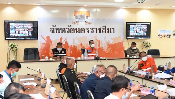 สทภ.5 ร่วมประชุมเตรียมการฝึกศูนย์บัญชาการเหตุการณ์จังหวัดนครราชสีมา กรณีอุทกภัย ประจำปี พ.ศ. 2565
