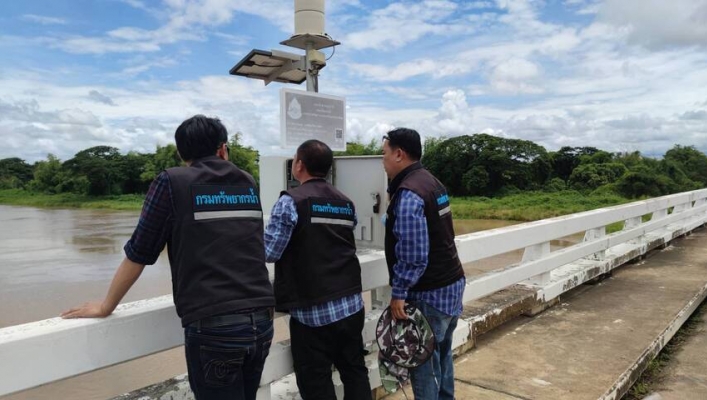 สทภ.4 ออกปฏิบัติงานตรวจสอบและบำรุงรักษาสถานีสนามระบบตรวจวัดสภาพน้ำทางไกลอัตโนมัติลุ่มน้ำชี (Telemetering) และสถานี CCTV