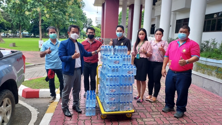 สทภ.1 สนับสนุนน้ำดื่ม ทสจ.เชียงใหม่ เตรียมพร้อมช่วยเหลือประชาชน รับมือสถานการณ์น้ำท่วม