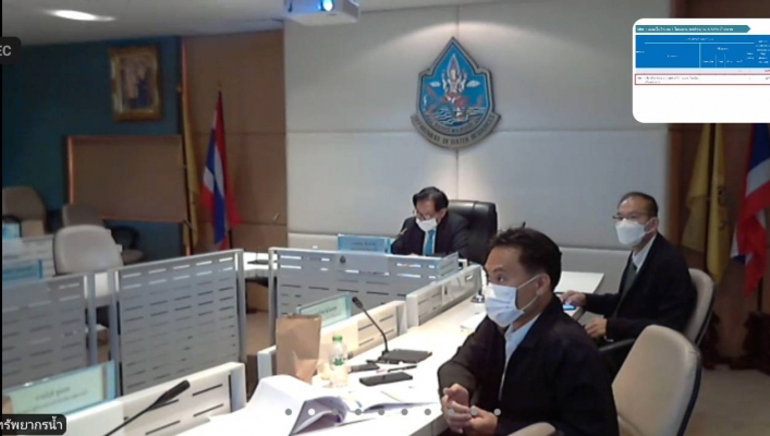 สทภ.1 ประชุมคณะกรรมการติดตามเร่งรัดการใช้จ่ายงบประมาณ ของกรมทรัพยากรน้ำ ครั้งที่ 8/2565