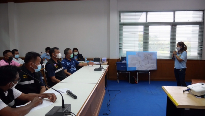 สทภ.5 โดยส่วนประสานและบริหารจัดการลุ่มน้ำมูลตอนบน จัดเวทีรับฟังความคิดเห็นของประชาชน ตามระเบียบสำนักนายกรัฐมนตรีฯโครงการปรับปรุงเพิ่มประสิทธิภาพอ่างเก็บน้ำบ้านคูขาด  อำเภอคูเมือง จังหวัดบุรีรัมย์