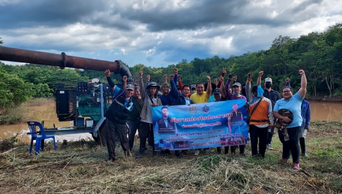 สทภ.1 พร่องน้ำเตรียมรับมือน้ำหลาก สร้างความปลอดภัยให้กับประชาชน พื้นที่ จ.ลำปาง