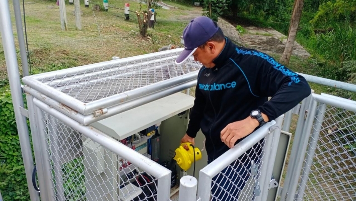 สทภ.7 ลงพื้นที่ตรวจสอบ และบำรุงรักษาสถานีโทรมาตร (Telemetering) ลุ่มน้ำแม่กลอง และระบบส่งสัญญาณภาพ (CCTV)