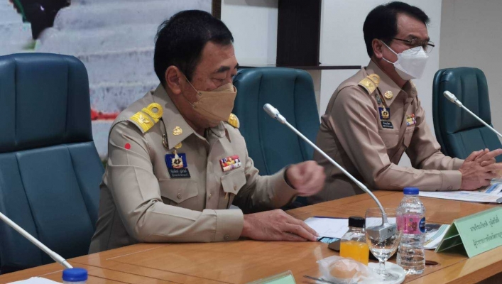 สทภ.7 ประชุมหัวหน้าส่วนราชการและนายอำเภอจังหวัดกาญจนบุรี ประจำเดือนสิงหาคม 2565