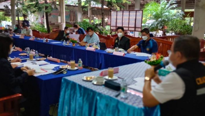 สทภ.6 เข้าร่วมประชุมหารือและตรวจสอบข้อเท็จจริง กรณี ราษฎรขอพระราชทานโครงการแก้มลิงบ้านมหาเจรียล่าง