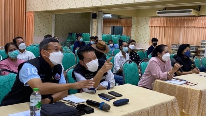 สทภ.1 สปล.ปิงตอนบน และ สพฟ. จัดเวทีรับฟังความคิดเห็นของประชาชน  โครงการก่อสร้างอ่างเก็บน้ำห้วยแม่เหียะน้อย  พร้อมระบบส่งน้ำ อันเนื่องมาจากพระราชดำริ จังหวัดเชียงใหม่