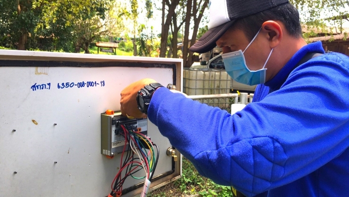 สทภ.7 ลงพื้นที่ตรวจสอบ ซ่อมแซม และบำรุงรักษาสถานีเตือนภัยล่วงหน้า (Early Warning) น้ำท่วมฉับพลัน - ดินถล่ม
