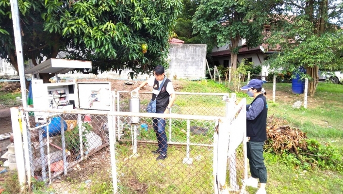 สทภ.7 ลงพื้นที่ตรวจสอบ ซ่อมแซม และบำรุงรักษาสถานีเตือนภัยล่วงหน้า (Early Warning) น้ำท่วมฉับพลัน - ดินถล่ม