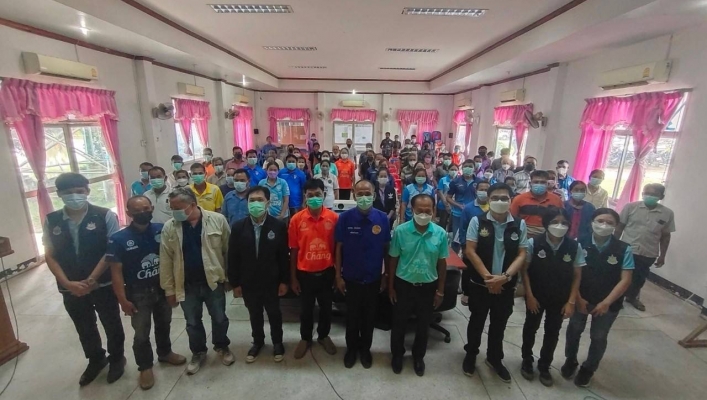 สอน. รับฟังความคิดเห็นฯ โครงการอนุรักษ์ฟื้นฟูแหล่งน้ำลำพังชู ระยะที่ 2 ตำบลบ้านยาง, มะเฟือง อำเภอพุทไธสง จังหวัดบุรีรัมย์ และตำบลเม็กดำ อำเภอพยัคฆภูมิพิสัย จังหวัดมหาสารคาม