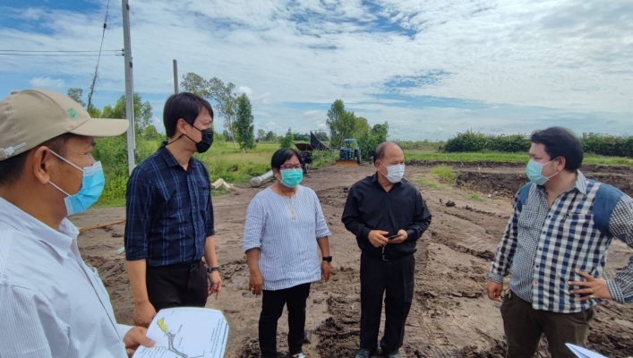 สทภ.7 ตรวจติดตามการดำเนินงานโครงการอนุรักษ์ฟื้นฟูแหล่งน้ำอ่างเก็บน้ำหนองดอนหงษ์