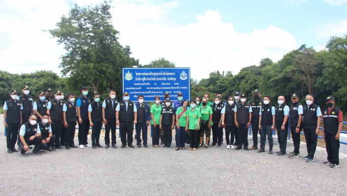 สทภ.1 เลขานุการ รมว.ทส. ลงพื้นที่ขับเคลื่อนโครงการซ่อมแซมปรับปรุงฝายน้ำล้นโฮ่งหลวง จ.ลำพูน