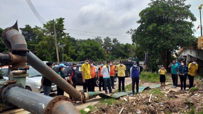 สทภ.6 ร่วมแก้ไขปัญหาน้ำท่วมเมืองปราจีนบุรี
