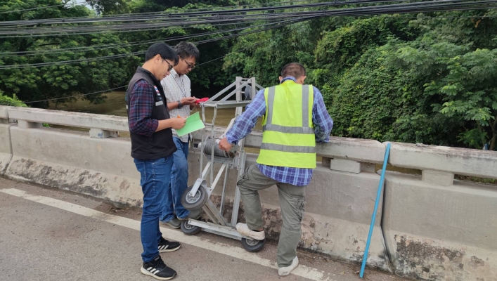 สทภ.4  ออกปฏิบัติงานสำรวจข้อมูลทางอุทกวิทยา