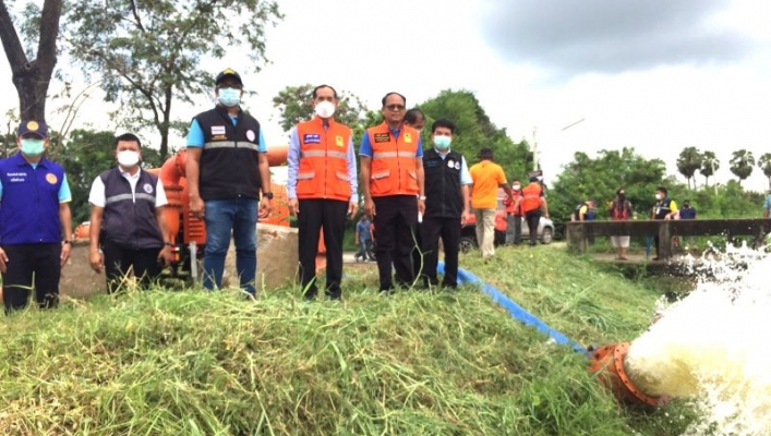 สทภ.5 ร่วมคณะรองผู้ว่าราชการจังหวัดนครราชสีมา ตรวจติดตามการพร่องน้ำ เพื่อรับสถานการณ์ฝนตกในพื้นที่จังหวัดนครราชสีมา