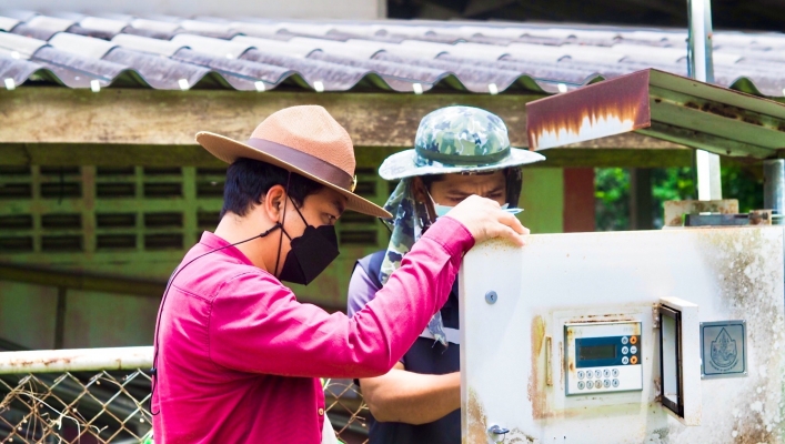 สทภ.8 ตรวจสอบ ซ่อมบำรุงรักษา สถานีเตือนภัยล่วงหน้า น้ำหลาก - ดินถล่ม (Early Warning System)  พื้นที่ จังหวัดสงขลา สตูล