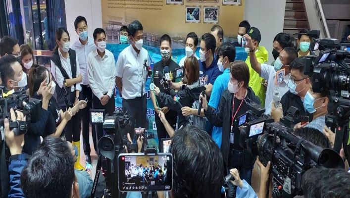 สำนักงานทรัพยากรน้ำภาค 6 กรมทรัพยากรน้ำ สนับสนุนเครื่องสูบน้ำเพื่อป้องกันน้ำท่วม พื้นที่แขวงพระโขนง เขตคลองเตย กทม.