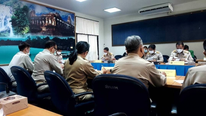 สทภ.1 เข้าร่วมประชุมคณะอนุกรรมการนโยบายที่ดินจังหวัดกำแพงเพชร  (คทช.จังหวัด)  ครั้งที่ 2/2565