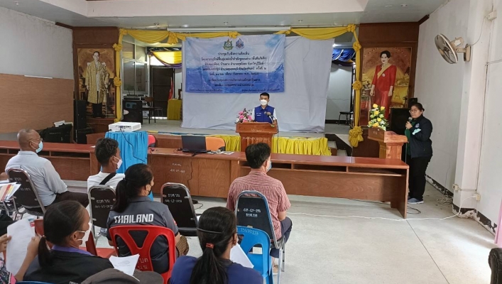 สอน. รับฟังความคิดเห็นฯ  โครงการอนุรักษ์ฟื้นฟูแหล่งน้ำลำพังชูตอนล่าง (พื้นที่แก้มลิง) ตำบลมะเฟือง, บ้านยาง อำเภอพุทไธสง จังหวัดบุรีรัมย์ และตำบลสระขุด อำเภอชุมพลบุรี จังหวัดสุรินทร์  (เวที 1)