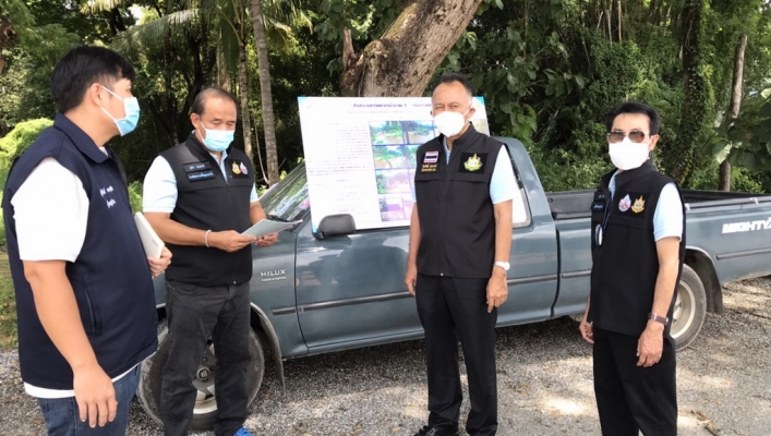 สทภ.1 และ ผู้ตรวจราชการ ทส. ลงพื้นที่ตรวจราชการโครงการซ่อมแซมปรับปรุงฝายน้ำล้นโฮ่งหลวง จ.ลำพูน