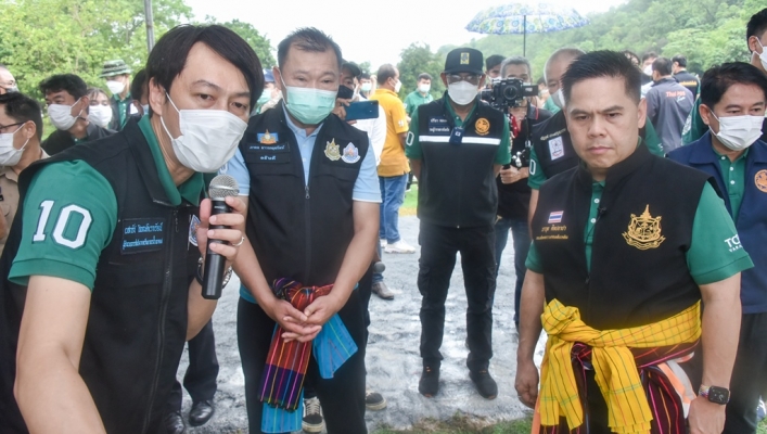 ทน. สนับสนุนน้ำฟื้นฟูน้ำตกพุม่วงและป่าชุมชน และเปิดโครงการจัดตั้งสวนพฤษศาสตร์สุพรรณบุรี