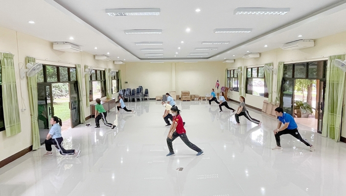 สทภ.1 ส่งเสริมการออกกำลังการภายใต้นโยบาย รมว.ทส.เพิ่มประสิทธิภาพการทำงานในการปรับตัวชีวิตวิถีใหม่