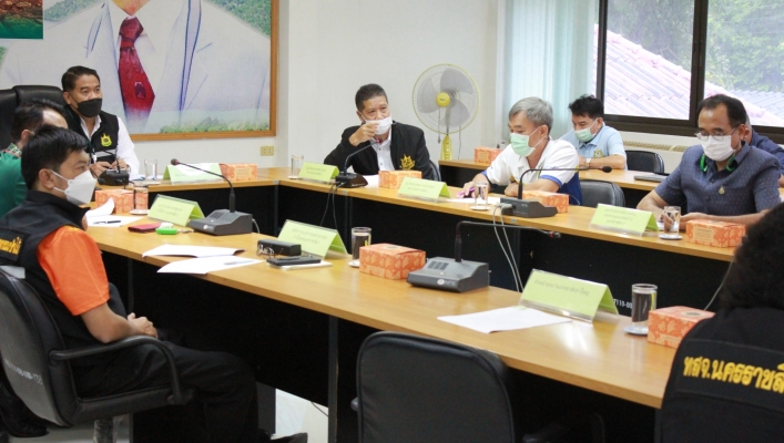 สทภ.5 ทส.ประชุมเตรียมความพร้อมสถานการณ์และผลกระทบจากพายุ “โนรู”