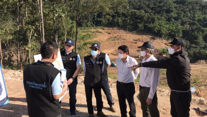 สทน.1 พร้อม ผู้เชี่ยวชาญ ทน.ลงพื้นที่ตรวจติดตามความก้าวหน้าโครงการอ่างเก็บน้ำแม่เหียะน้อยพร้อมระบบส่งน้ำอันเนื่องมาจากพระราชดำริ จังหวัดเชียงใหม่