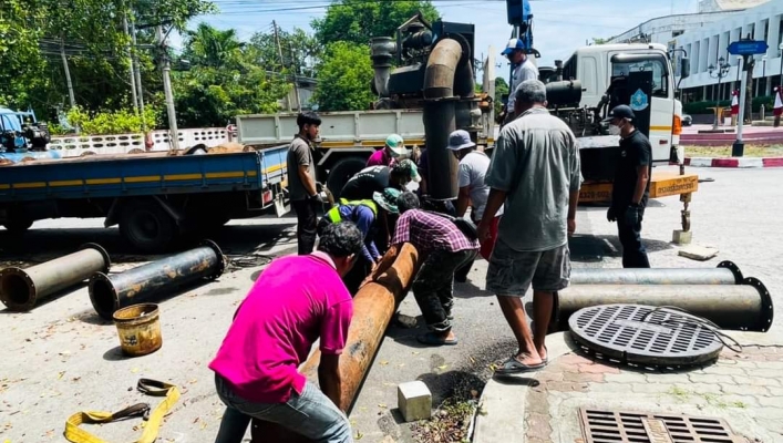 สทน.8 เตรียมความพร้อมติดตั้งเครื่องสูบน้ำพื้นที่เสี่ยงน้ำท่วม จังหวัดสงขลา