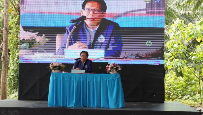 ประชุมรับฟังความคิดเห็นของประชาชน (ปัจฉิมนิเทศโครงการ) โครงการอนุรักษ์ ฟื้นฟู พัฒนาแหล่งน้ำชุมชนและระบบกระจายน้ำ ตำบลเขาต่อ ตำบลปลายพระยา อำเภอปลายพระยา จังหวัดกระบี่ ตำบลคลองชะอุ่น อำเภอพนม จังหวัดสุราษฎร์ธานี