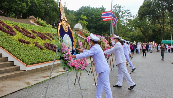 สทน.8 ร่วมพิธีวางพวงมาลาถวายราชสักการะ พระบรมราชานุสาวรีย์ พระบาทสมเด็จพระจุลจอมเกล้าเจ้าอยู่หัว เนื่องในวันปิยมหาราช 23 ตุลาคม 2565