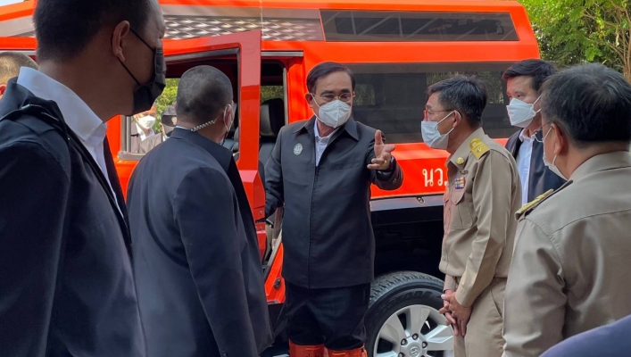 สทน.2 ร่วมต้อนรับ นายกรัฐมนตรี ลงพื้นที่ติดตามสถานการณ์อุทกภัยจังหวัดสิงห์บุรี