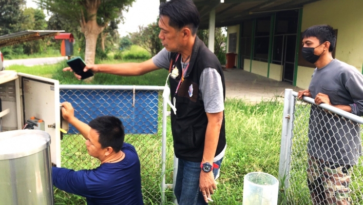 สทน.7 ลงพื้นที่ตรวจสอบ ซ่อมแซม ปรับปรุง และบำรุงรักษาสถานีเตือนภัยล่วงหน้า (Early Warning) น้ำท่วมฉับพลัน - ดินถล่ม ในเขตพื้นที่จังหวัดเพชรบุรี และจังหวัดประจวบคีรีขันธ์