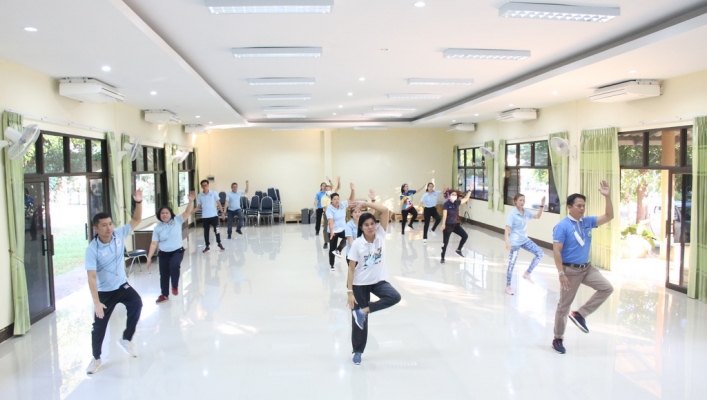 สทน.1 จัดกิจกรรมส่งเสริมการออกกำลังกายทุกวันพุธอย่างต่อเนื่อง