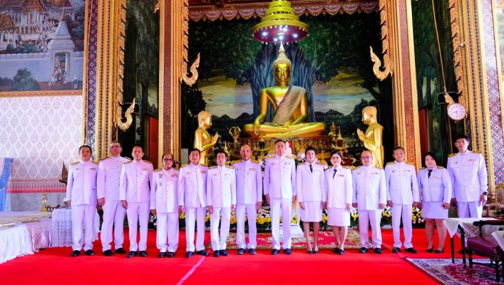สทน.1 เข้าร่วมพิธีถวายผ้าพระกฐินพระราชทาน กรมทรัพยากรน้ำ ประจำปี พ.ศ.2565 ณ วัดพระแท่นดงรังวรวิหาร จังหวัดกาญจนบุรี