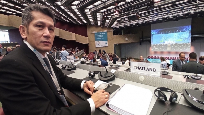 คณะผู้แทนไทยเข้าร่วมประชุมสมัชชาภาคีอนุสัญญาว่าด้วยพื้นที่ชุ่มน้ำ สมัยที่ ๑๔  (14th Meeting of the Conference of the Contracting Parties to the Ramsar Convention on Wetlands : Ramsar COP 14) ระหว่าววันที่ ๕-๑๓ พฤศจิกายน ๒๕๖๕ ณ International Conference Cen