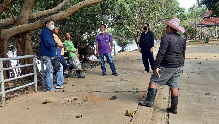 ทส. ทน. สทน. 11 สำรวจพื้นที่ชุ่มน้ำสบเเม่น้ำมูลชี ณ หาดท่าโฮง บ้านวังยาง ต.บุ่งหวาย