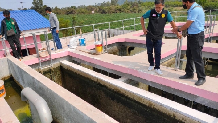 สทน.7 ลงพื้นที่ตรวจสอบปัญหาของระบบผลิตน้ำประปาผิวดิน