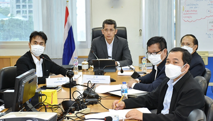 กอน. ร่วมการประชุมคณะอนุกรรมการบริหาร พัฒนา อนุรักษ์ ฟื้นฟูแหล่งน้ำธรรมชาติและแม่น้ำลำคลอง ครั้งที่ 3/2565ผ่านสื่ออิเล็กทรอนิกส์ ณ ห้องประชุมกองอนุรักษ์ทรัพยากรน้ำ ชั้น 7 กรมทรัพยากรน้ำ