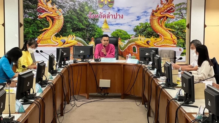 สทน.1 โดยส่วนอนุรักษ์ทรัพยากรน้ำที่ 1 ลำปาง  เข้าประชุมคณะอนุกรรมการทรัพยากรน้ำจังหวัดลำปาง ครั้งที่ 5/2565