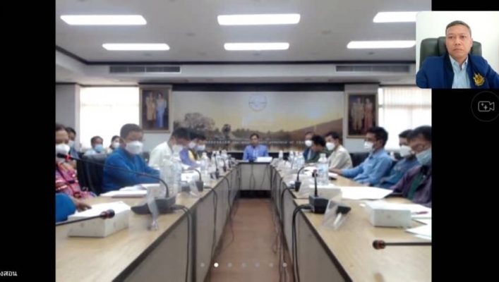 ทน. สทน.1 สอน.2 เชียงใหม่ ร่วมประชุมคณะอนุกรรมการทรัพยากรน้ำจังหวัดแม่ฮ่องสอน  ครั้งที่ 5/2565 ณ ห้องประชุมประดิษฐ์จองคำ ชั้น 2 ศาลากลางจังหวัดแม่ฮ่องสอน ผ่านสื่ออิเล็กทรอนิกส์