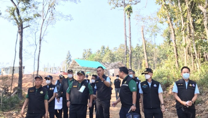 เลขานุการ รมว.ทส. และ อทน. ตรวจราชการ “โครงการก่อสร้างอ่างเก็บน้ำห้วยแม่เหียะน้อย” จังหวัดเชียงใหม่