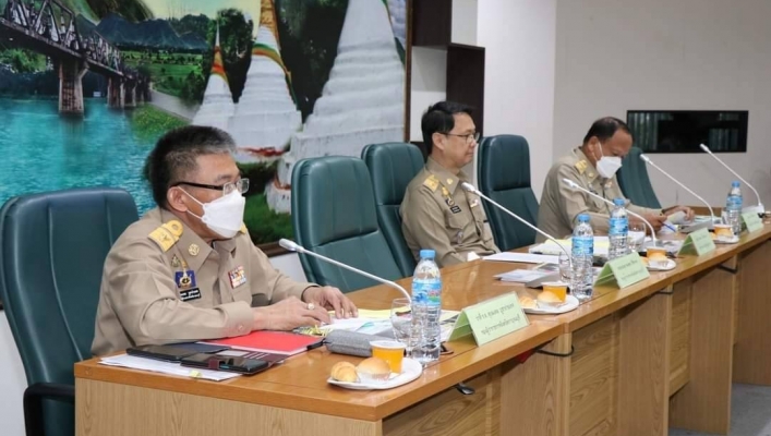 สทน.7 ประชุมคณะกรมการจังหวัดกาญจนบุรี หัวหน้าส่วนราชการ