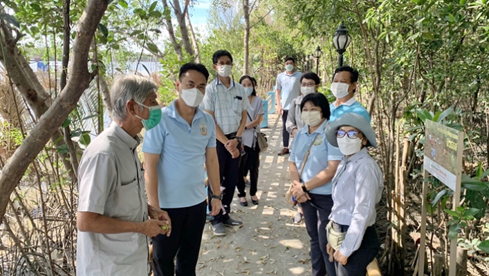 กอน. ติดตามสถานการณ์น้ำในแม่น้ำบางปะกง จ. ฉะเชิงเทรา พร้อมหารือการจัดงานวันพื้นที่ชุ่มน้ำโลก ประจำปี พ.ศ. 2566